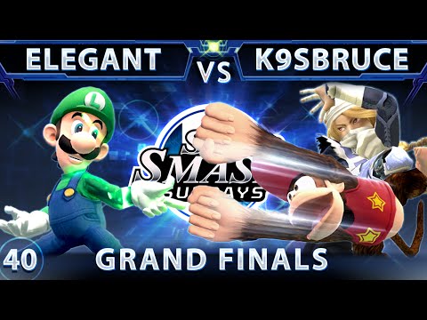 SSS 40 - Elegant (Luigi) Vs. K9sbruce (Diddy/Sheik) SSB4 Grand Finals - Smash Wii U - Sm4sh 4