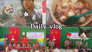 Vlog 1 ngày đi diễn văn nghệ của mình🎀🌷|17/11/2024 /#xhuong #dailyvlog