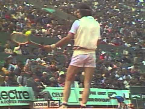 French Open 1980 2R - Jimmy Connors v Jean-Francois Caujolle (part 2) - Most amazing match!