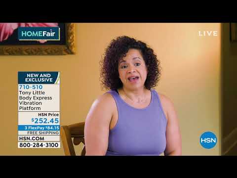 Tony Little Body Express Vibration Platform with 3 DVDs