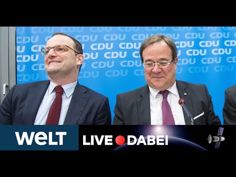 MACHTKAMPF IM ADENAUER-HAUS: Laschet kandidiert für CDU-Vorsitz - Spahn soll Vize werden