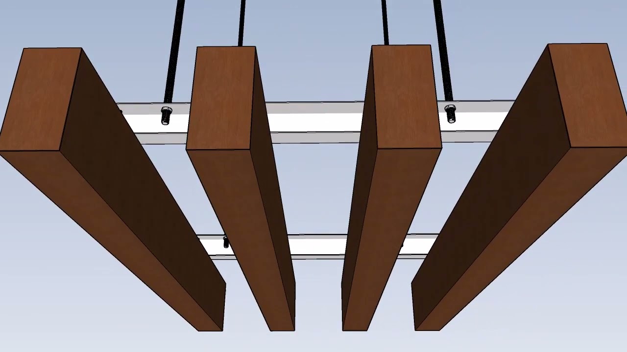 Baffle Ceiling 50 x 100