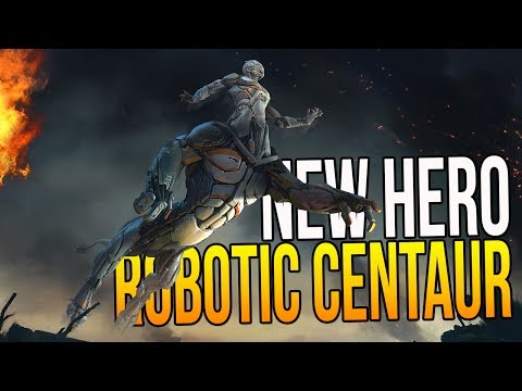 Paragon New Hero WRAITH is a ROBOTIC CENTAUR? "CASTER ROLE, COMMANDO MISSILE ULTIMATE & MECH SUIT!?"