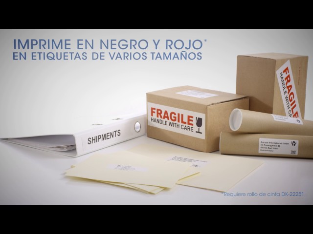 Brother QL810W Impressora de Etiquetas Profissional video