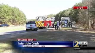 Crash causes major backup on I-575