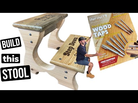 Designs By Donnie Demonstrates How to Make a Step Stool With Infinity Tools' Wood Taps