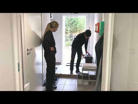 Eksempel på organisering av smittesluse i nytt fjøs