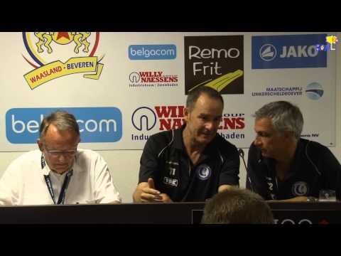 Waasland Beveren 1-1 AA Gent persbabbel