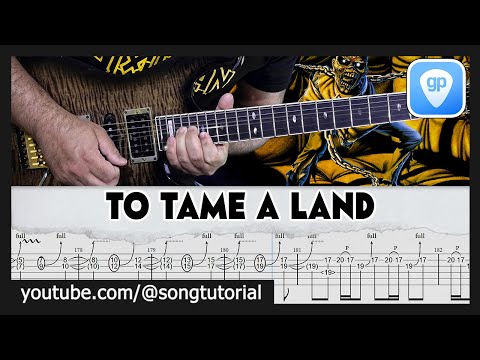 Iron Maiden | To Tame a Land | TAB | Guitar Cover | Lesson