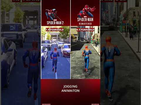 SPIDER MAN REMASTER VS SPIDER MAN COMPARISON 2