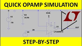 How to START with LTSpice Beginner Tutorial (OpAmp)