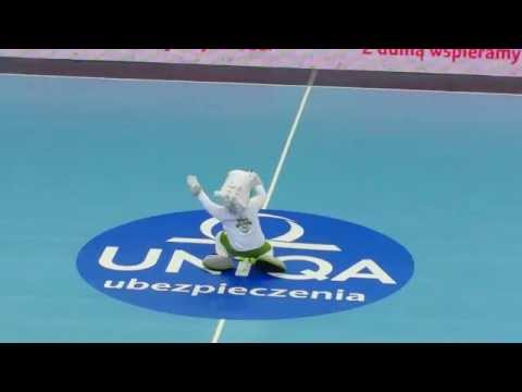 Liga Mistrzyń MKS Lublin-taniec koziołka