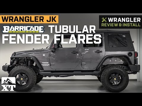 Jeep Wrangler JK Barricade Tubular Fender Flares (2007-2018) Review & Install