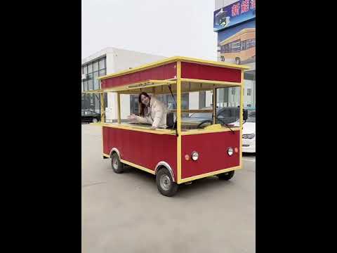 Fast food cart in stock