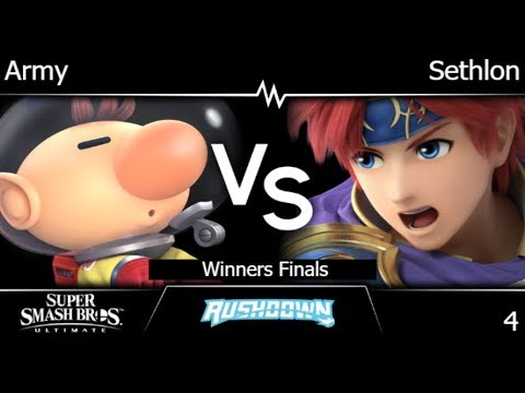 Rushdown 4 - GBSG | Army (Olimar) vs FX | Sethlon (Roy) Winners Finals - SSBU
