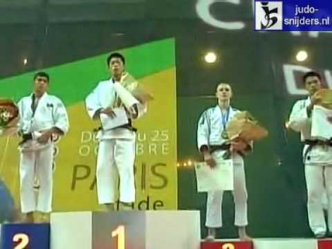 Judo 2009 Paris: Medal Ceremony [-55kg].