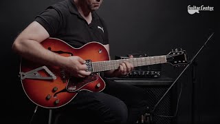 Video thumbnail for Gretsch G2420 Streamliner Hollow Body with Chromatic II Tailpiece Fireburst  | TV Guitar Center by TVGuitarCenter