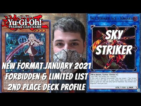 Yugioh New Format January 2021 Locals 2nd Place Deck Profile - Sky Striker - Kyle Shook
