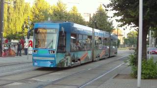 preview picture of video 'Straßenbahn Linie 3 in Magdeburg'