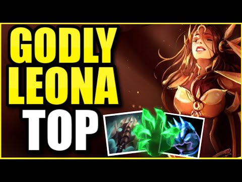 (NEW BUILD!) THE RANK 1 LEONA SHOWS *YOU* HOW TO DOMINATE TOP LANE AS LEONA! BRUISER LEONA BUILD S10