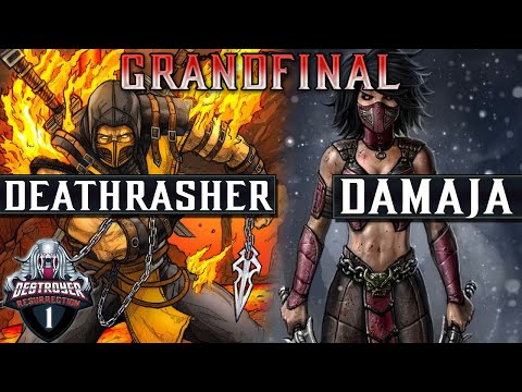 X88 DeathRasher vs Damaja - GRANDFINAL - Destroyer's Resurrection: Qualifier 1 - MKX