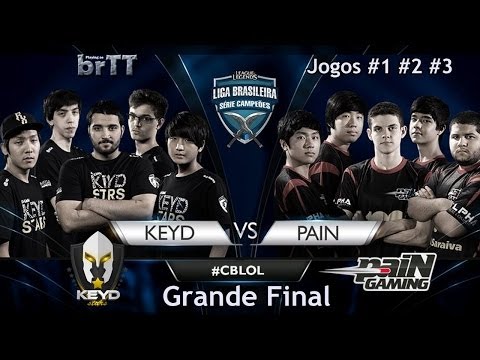 Keyd Stars x paiN Gaming - Final CBLOL 2014 - Jogos #1 #2 #3