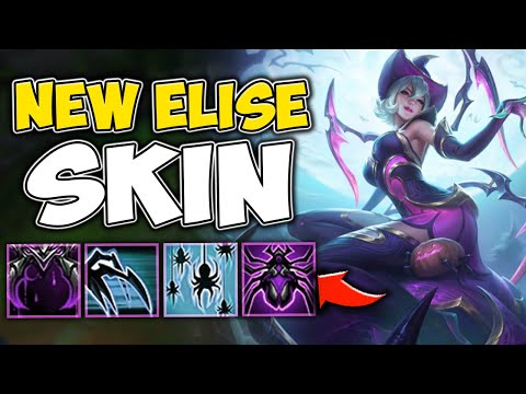 BRAND NEW BEWITCHING ELISE SKIN LOOKS 100% AMAZING! (FULL AP MID) - League of Legends