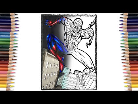 THE AMAZING SPIDER-MAN Coloring Page [NCS] Burn It Down - High Life - Top Floor
