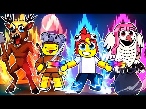 We used MODED ADMIN CLASSES in 99 Nights in the Worst Forest of Roblox!