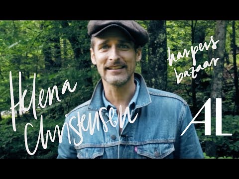 Helena Christensen welcomes us to her home for Harper Bazaars US!