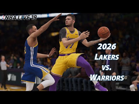 NBA Live 19 With 2026 Rosters | Lakers vs. Warriors