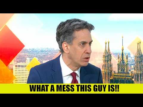 Ed Miliband SQURIMS When Confronted By News Host Over His Plot To Oust Starmer!