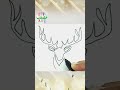 Stag Line Art Subscribe For More Videos
