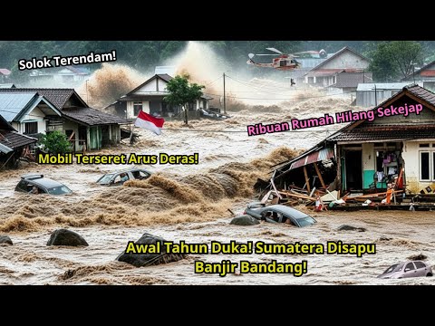 Solok, Sumatera Barat Terendam Banjir: Ribuan Rumah Dan Mobil Terseret Banjir Bandang!