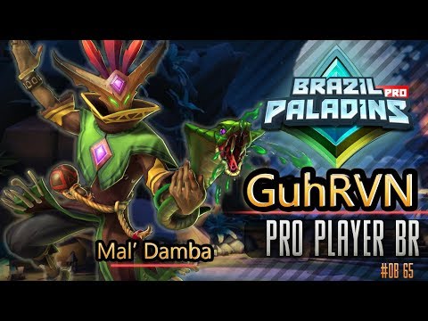 GuhRVN Mal' Damba Pro player BR Top Dano Paladins