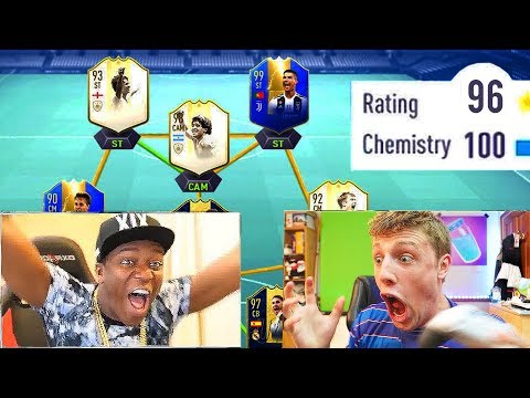 196 RATED!! - TOP YOUTUBER 196 FUT DRAFT!! ft W2S, AnEsonGib, xDuttinho & more (FIFA 19)
