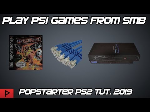 Play PS1 Games From PS2 SMB Using Popstarter and OPL Tutorial (2019)