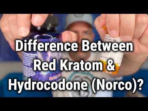 Difference Between Red Kratom Vs Hydrocodone?