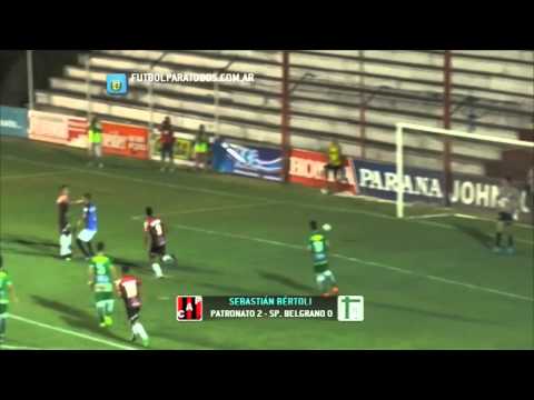 Los goles de Patronato 2 Sportivo 0.Fecha 18.Torneo Primera B Nacional.Fútbol Para Todos
