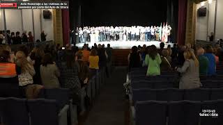Acto Homenaje a las víctimas de la pandemia por parte del Ayto de Utrera 14 03 2023