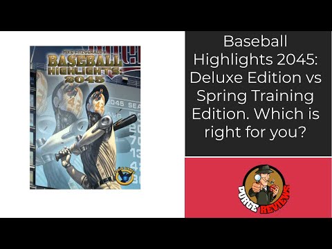 The Purge: # 2697 Baseball Highlights: 2045 - Deluxe Edition vs Spring Training