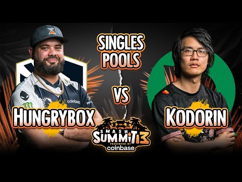 Hungrybox vs KoDoRiN - Singles Pools: Group C - Smash Summit 13 | Puff vs Marth