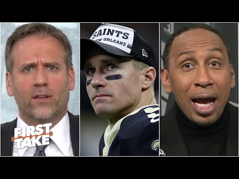 斯蒂芬-A.和麥克斯在辯論德魯-佈雷斯是否仍然是精英的問題時發生了激烈的爭論|First Take。 (Stephen A. & Max get heated debating whether Drew Brees is still elite | First Take)