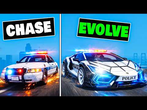 Every Police Chase, My Car Evolves in GTA 5