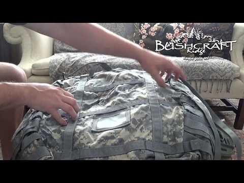 ACU MOLLE II: How to Set Up the Main Pack