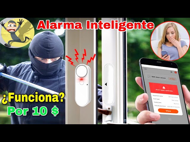 Vídeo relacionado con TechRise Sensor de Alarma de Puerta, 3 Ajustes de VolumenAlarma Inalámbrica con Timbre para Instalación Rápida para Casa/Hotel/Apartamento/Garaje (3 pcs)