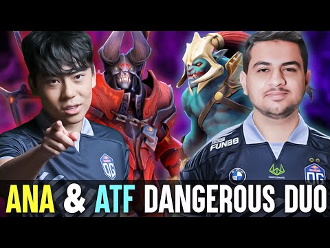 ANA Meets OG ATF Same Team Destroyed Pubs - Dangerous Duo Dota 2
