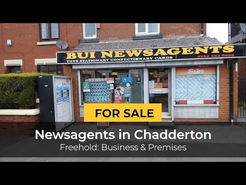 Newsagents For Sale in Oldham