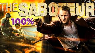 THE SABOTEUR - 100% (All Perks, Cars, Races, Contraband, Weapons) Walkthrough No Commentary