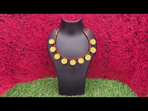 Laxmi Coin Putli Haar Devi Shringar Jewelry video